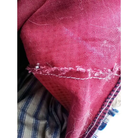 Artisan Teddy Bear Handmade Plush Stuffed Animal 12 Inch Dress Bloomers Apron - Picture 13 of 16